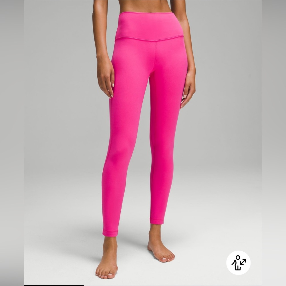 Lululemon Align Highrise 28” legging. Sonic Pink